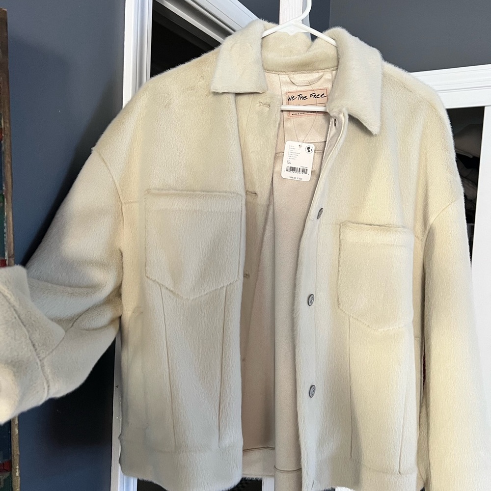 Free people swing suede jacket